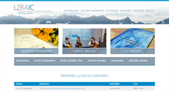 Desktop Screenshot of lzraic.lv